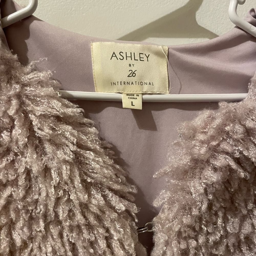 Purple Fuzzy Jacket